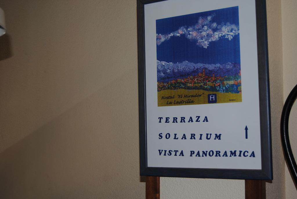 Hostal El Mirador La Lastrilla Buitenkant foto
